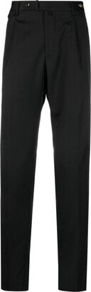 Logo-Plaque Slim-Cut Trousers