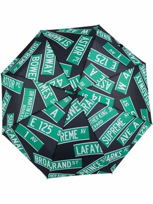 x Shedrain Street Signs umbrella