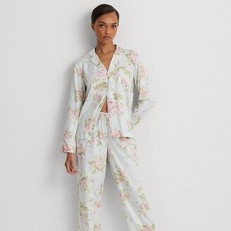 Ralph Lauren Floral Cotton-Blend Sateen Sleep Set