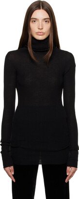 Black Tube Turtleneck