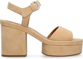 Buckled Platform Sandals-AB