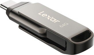 Lexar® JumpDrive® D400 USB 3.1 Dual Drive with USB-C® and USB-A Connectors (64 GB)