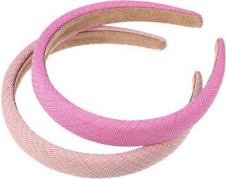 Unique Bargains Women's Anti Slip Fashion Pastoral Stripe Headbands 0.87