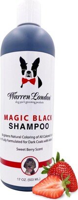 Magic Black Dog Brightening Shampoo by Warren London | Brightens Natural Color In All Coats Especially Dark Colored Coats | Made In Usa