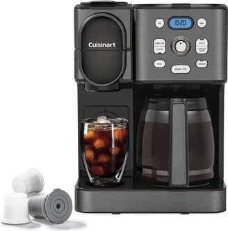 12 Cup Coffee Maker and Single-Serve Brewer - Black Stainless Steel - SS-16BKS