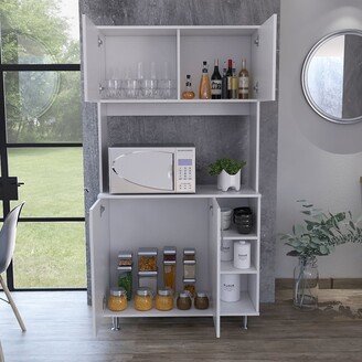 Kitchen 3-Shelf Pantry Cabinet