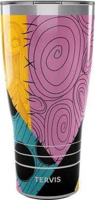 Traveler Disney Nightmare Before Christmas Sally Swirls Triple Walled Insulated Tumbler Travel Cup Keeps Drinks Cold & Hot, 30oz, Stainless Steele