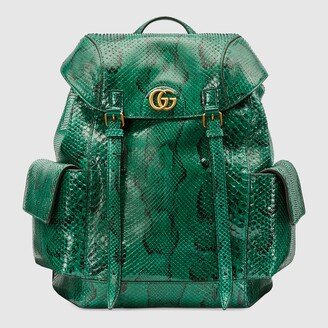 Python backpack with Double G