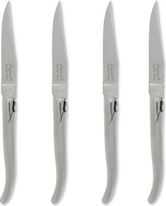 Laguiole Connoisseur Stainless Steel Steak Knives, Set of 4