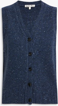 Donegal merino wool-blend vest