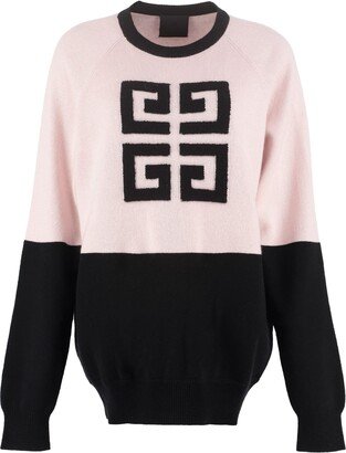 Logo Intarsia Cashmere Sweater