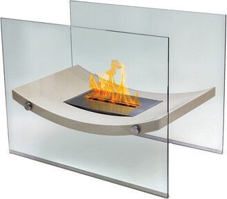 Anywhere Fireplaces Broadway High Gloss Fireplace With Tempered Glass