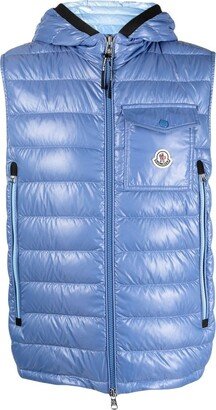 Logo-Patch Padded Gilet-BF