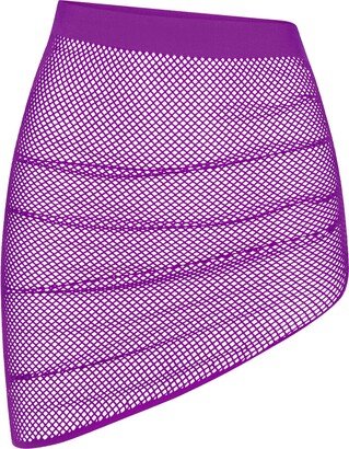 WARP KNIT COVER UPS Warp Knit Cover Up Ruched Sarong | Violet