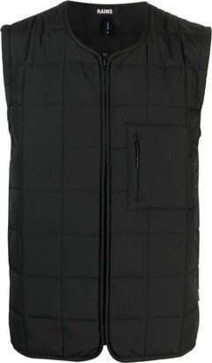 Liner zip-up quilted vest