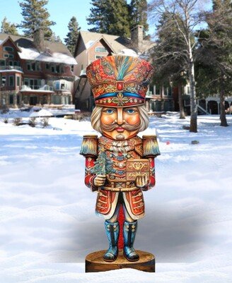 Nutcracker with a Heartwarming Surprise 32 Outdoor Holiday Lawn Decor G. DeBrekht