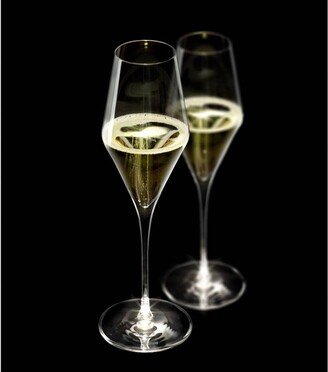 Set of 2 9.75oz Highlight Flutes Drinkware with LED Light