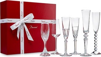 Bubble Box Champagne Glass 6-Piece Set