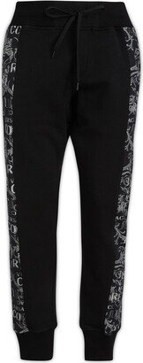 Baroque-Printed Drawstring Track Pants