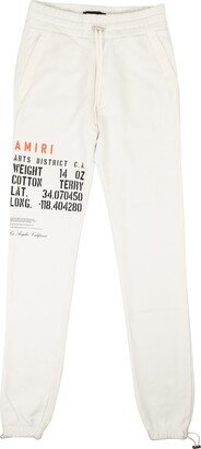 White Military Stencil Jogger Sweatpants