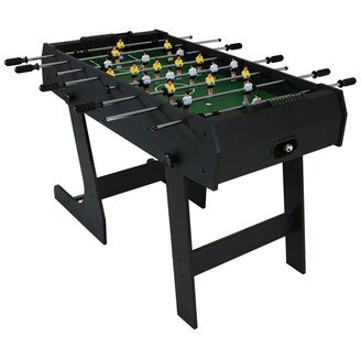 Sunnydaze 48In Compact Folding Foosball Game Table-AA