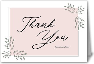 Wedding Thank You Cards: Enchanted Occasion Thank You Card, Beige, 5X7, Matte, Folded Smooth Cardstock, Square