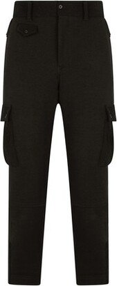 Stretch wool cargo pants