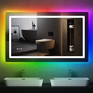 Moasis Wall-Mounted LED Bathroom Mirror 60