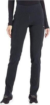 Back Beauty High-Rise Warm Winter Pants (Black) Women's Casual Pants