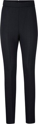 Zip Detailed Straight Leg Trousers-AA