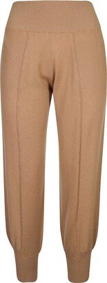 Ribbed Detail Knit Trousers