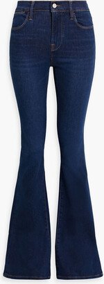 High-rise flared jeans-BD