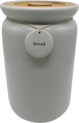 Dunelm Grey Hang Tag Bread Bin Grey