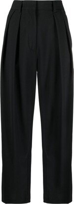 Tailored High-Waisted Trousers-AD