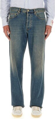 Dirty Wash Distressed Jeans-AB