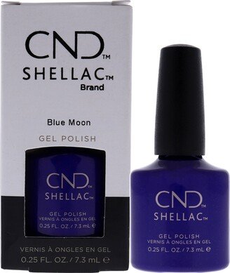 Shellac Nail Color - Blue Moon by for Women - 0.25 oz Nail Polish