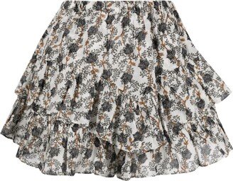 MARANT ÉTOILE Graphic-Print Mini Skirt