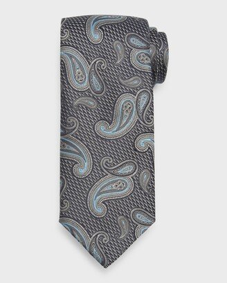 Men's Paisley Silk Jacquard Tie