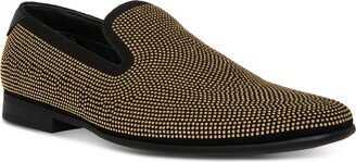 Men's Mezmoryz Stud Smoking Slipper - Black/gold