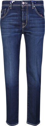 Dark Blue Slim Jeans By Jacob Cohã«n