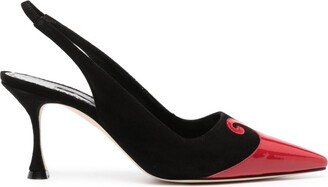 Zaboru 75mm slingback pumps