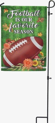 Football Season Garden Yard Flag Gnomes Art Outdoor Decoration Banner Autumn Thanksgiving Highway Christmas Present