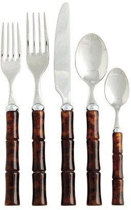 Bunny Williams Bamboo Tortoise Flatware 5-Piece Set