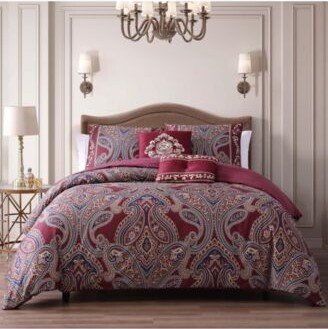 Bebejan Rossana Red Bedding Reversible Comforter Set