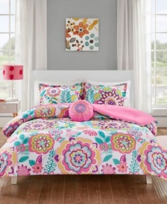 Mi Zone Camille Floral 4 Pc. Comforter Sets