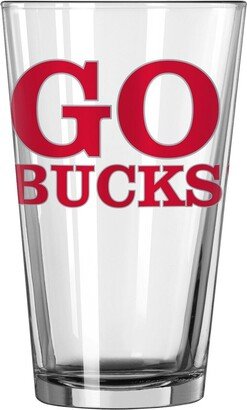 Ohio State Buckeyes 16 Oz Team Slogan Pint Glass