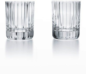 Harmonie Crystal Triple Old Fashion Tumblers, Set of 2