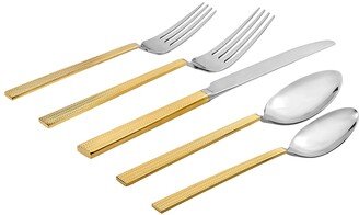 20-Piece Gold Harrington Flatware Set