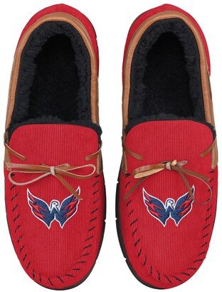 Men's Foco Washington Capitals Corduroy Moccasin Slippers