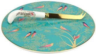 Sara Miller Chelsea Cheese Plate & Knife